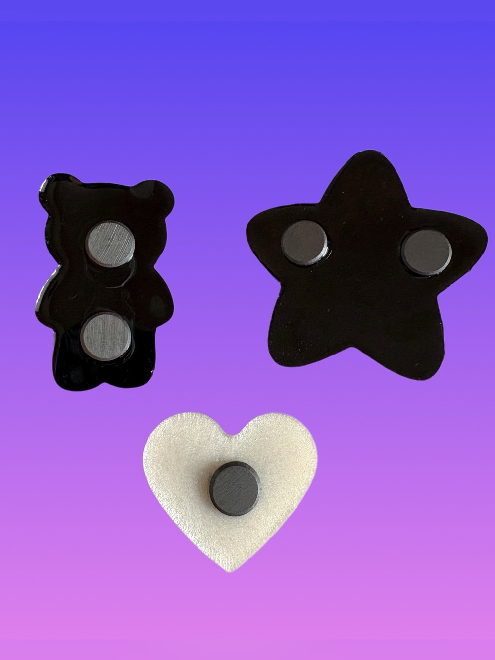 Handmade Resin Fridge Magnets Set of 3 - Picture 6 of 7